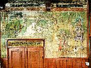 Carl Larsson dekorativ malning och inredning i den sa kallade bergoovaningen